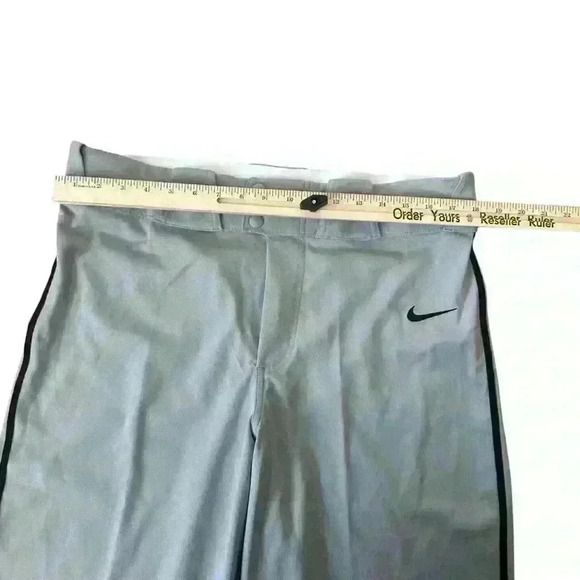 Nike Vapor Select Grey w/ black Piped Baseball Pants Mens NWT Large (BQ6435-053) - Picture 7 of 10
